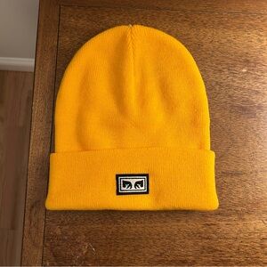 OBEY Yellow Beanie